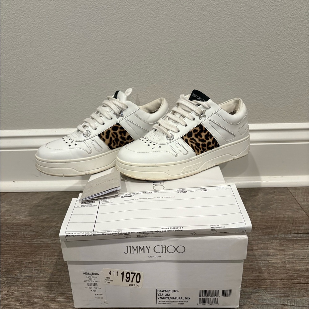 Jimmy Choo Women’s Hawaii Sneakers - Picture 5 of 6